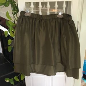 Satin Cacky mini skirt!